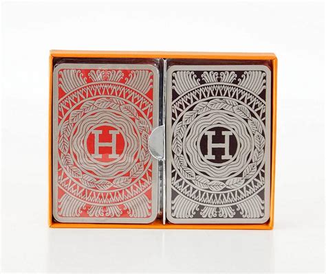 hermes playing cards price|Hermes playing card set.